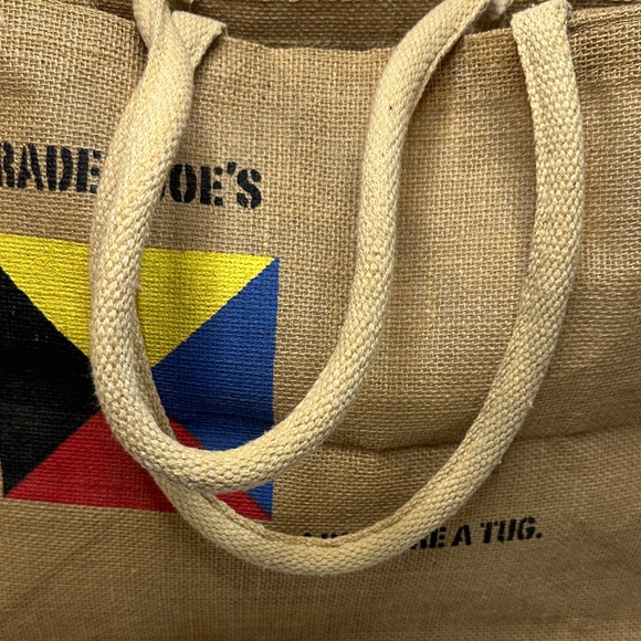 Trader Joe's Jute Tote Bag Collectible - Picture 9 of 9
